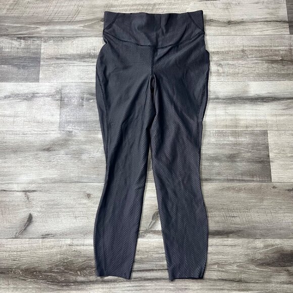 Lululemon Athletic Base Pace HR Tight Yoga Pants Two Tone Grey Women’s Sz 8 - Picture 1 of 10